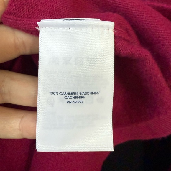 Lands End Cashmere Magenta Sweater Size XL NWT - Picture 6 of 8